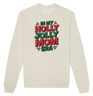 Holly Jolly Mom Era (Super Soft) Crew Neck Sweater