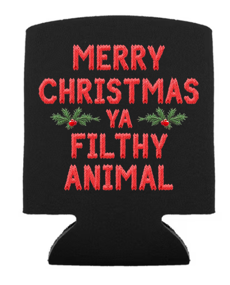 Filthy animal! Foam koozie