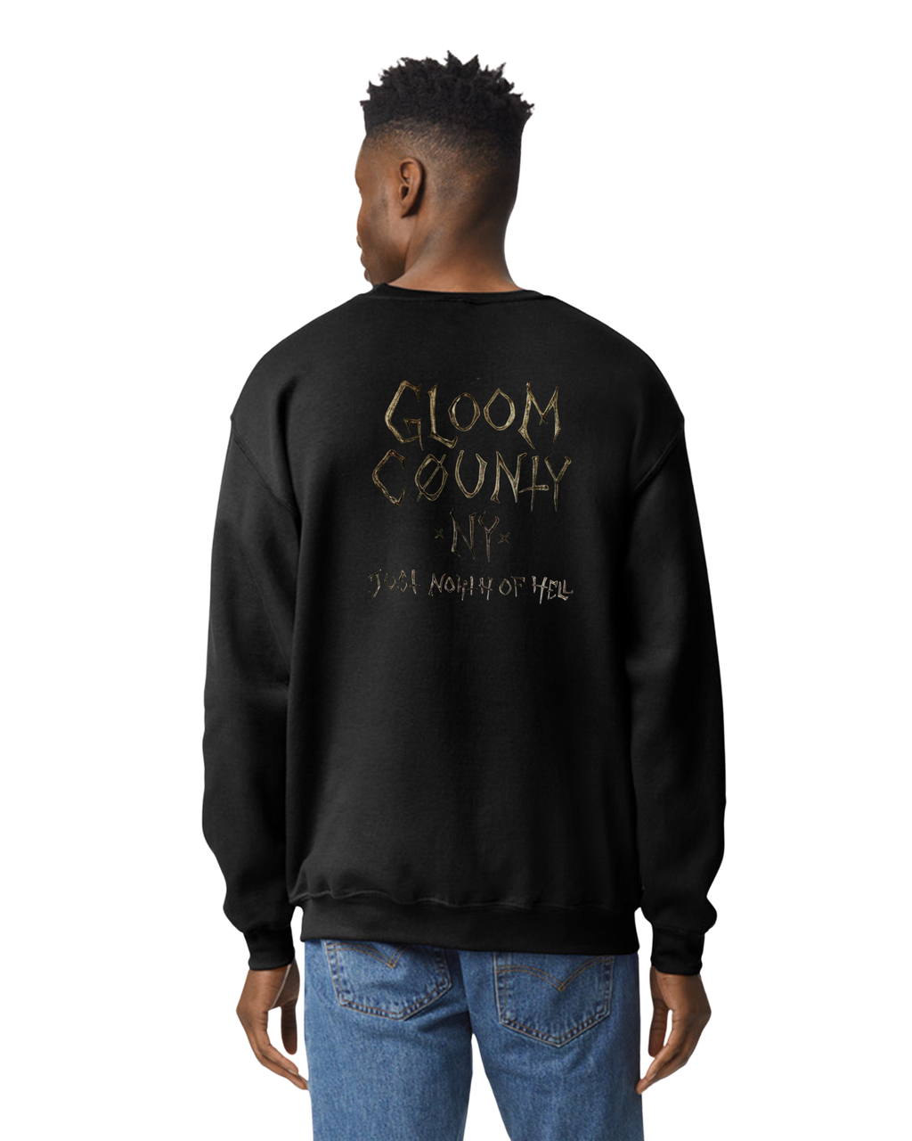 Gloom County Crew Neck Sweater (Unisex)