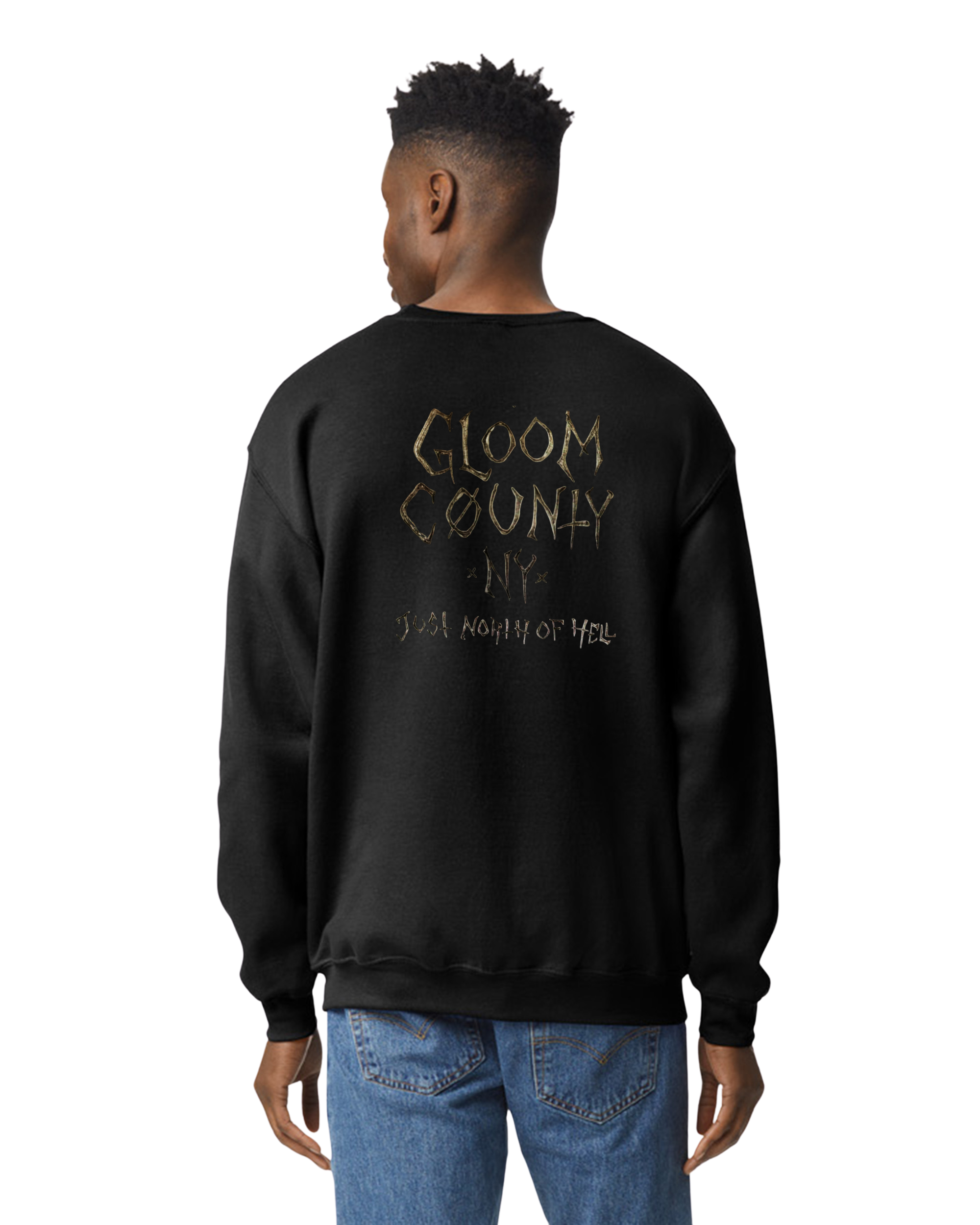 Gloom County Crew Neck Sweater (Unisex)