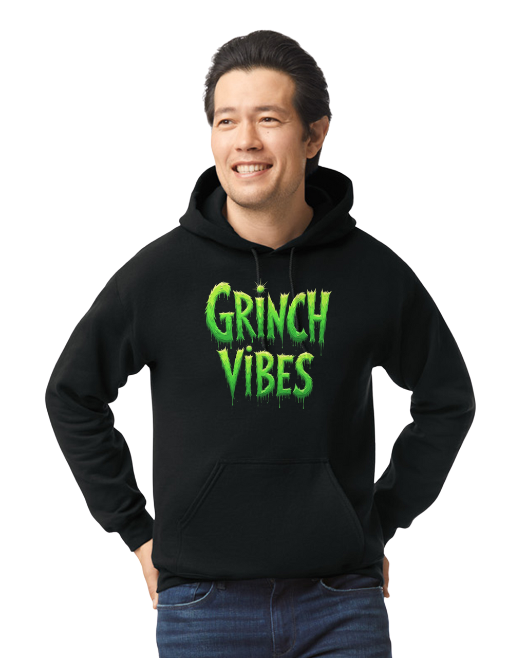 Grinch Vibes Hoodie (Adult and Youth unisex sizes)