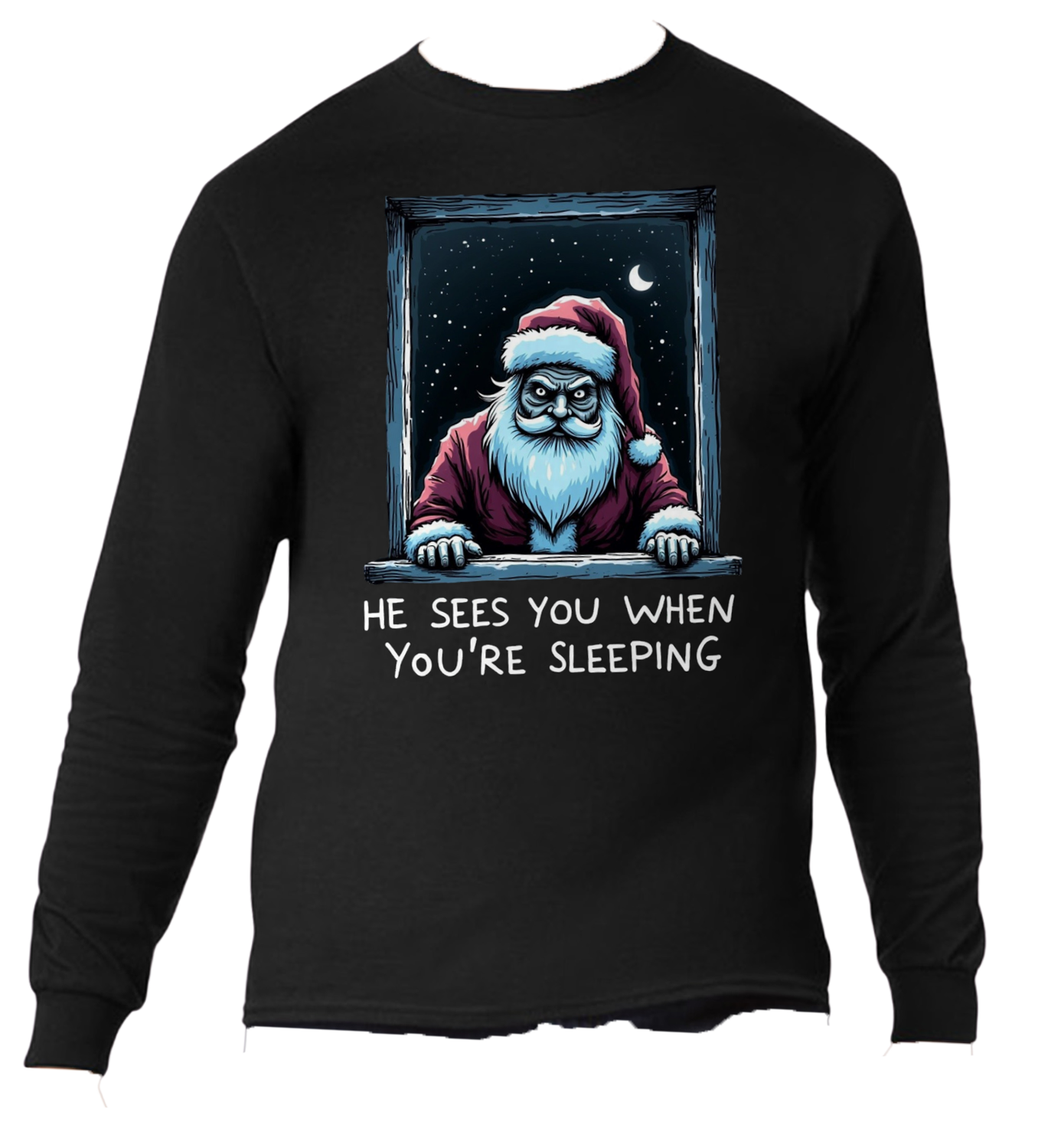Stranger Danger Santa Long Sleeve (Unisex)