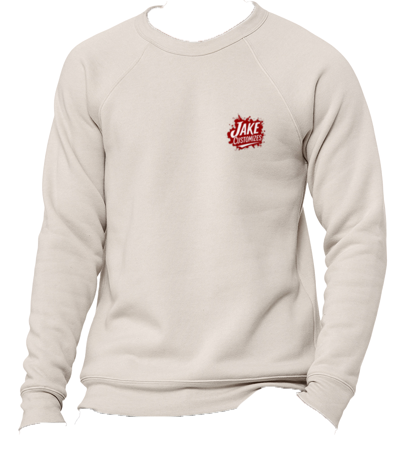 Jake Customizes Signature (Super Soft) Crew Neck Sweater (Unisex)